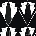 black dark tie image